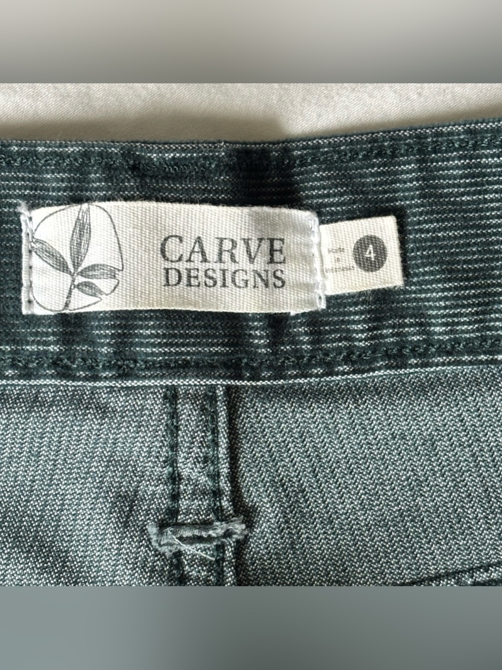 Carve Designs 4” Oahu shorts in Eden - Picture 4 of 9